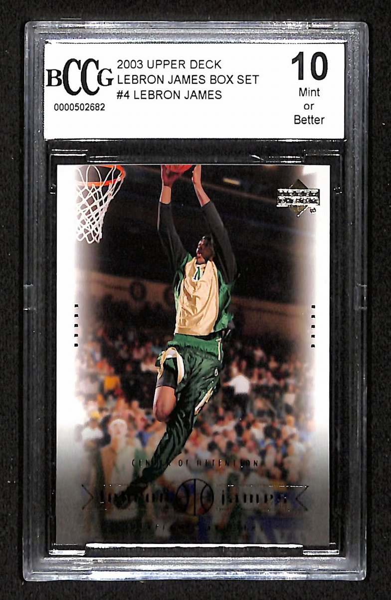 2003 Upper Deck Lebron James Box Set #4 BCCG 10 BA201817