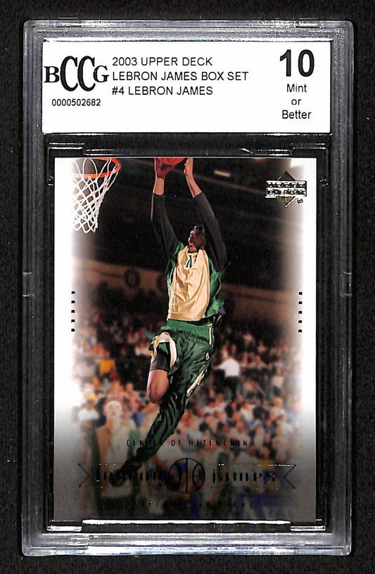 2003 Upper Deck Lebron James Box Set #4 BCCG 10 BA201817