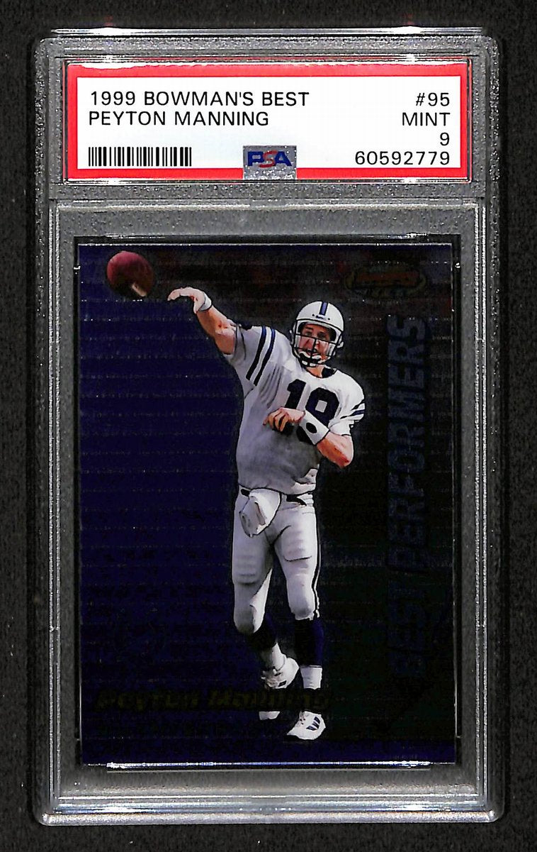 1999 Bowman's Best Colt Peyton Manning #95 PSA 9 BA203293