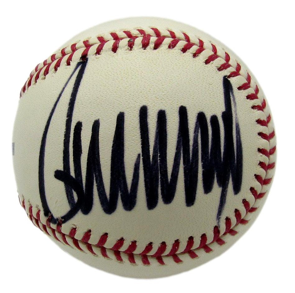 President Donald J Trump Signed/Autographed OML Baseball PSA/DNA Full LOA 204144