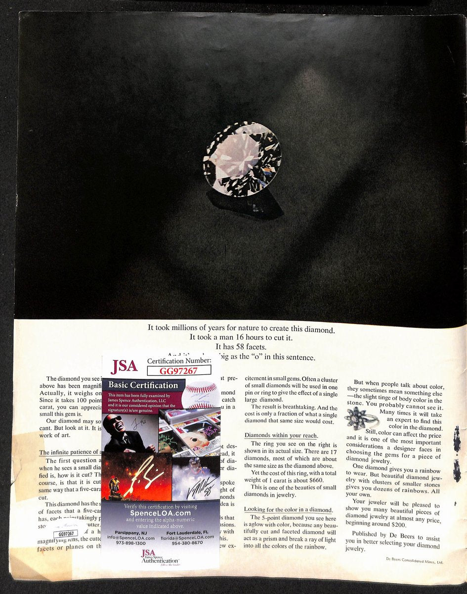 Joe Frazier Signed/Inscribed "Smoking" 3/5/1971 LIFE Magazine JSA 204055
