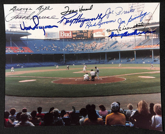 Vintage Detroit Tigers Multi-Signed/Auto by (10) Players 8x10 Photo 204060