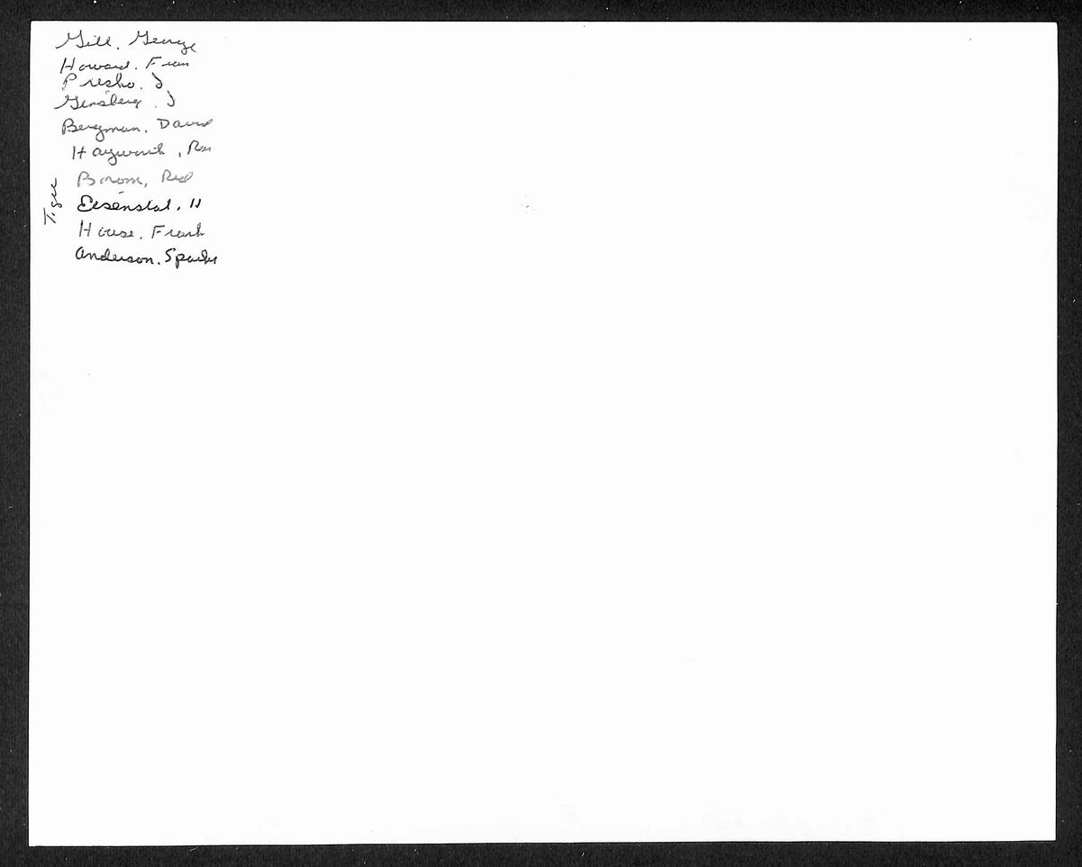 Vintage Detroit Tigers Multi-Signed/Auto by (10) Players 8x10 Photo 204060