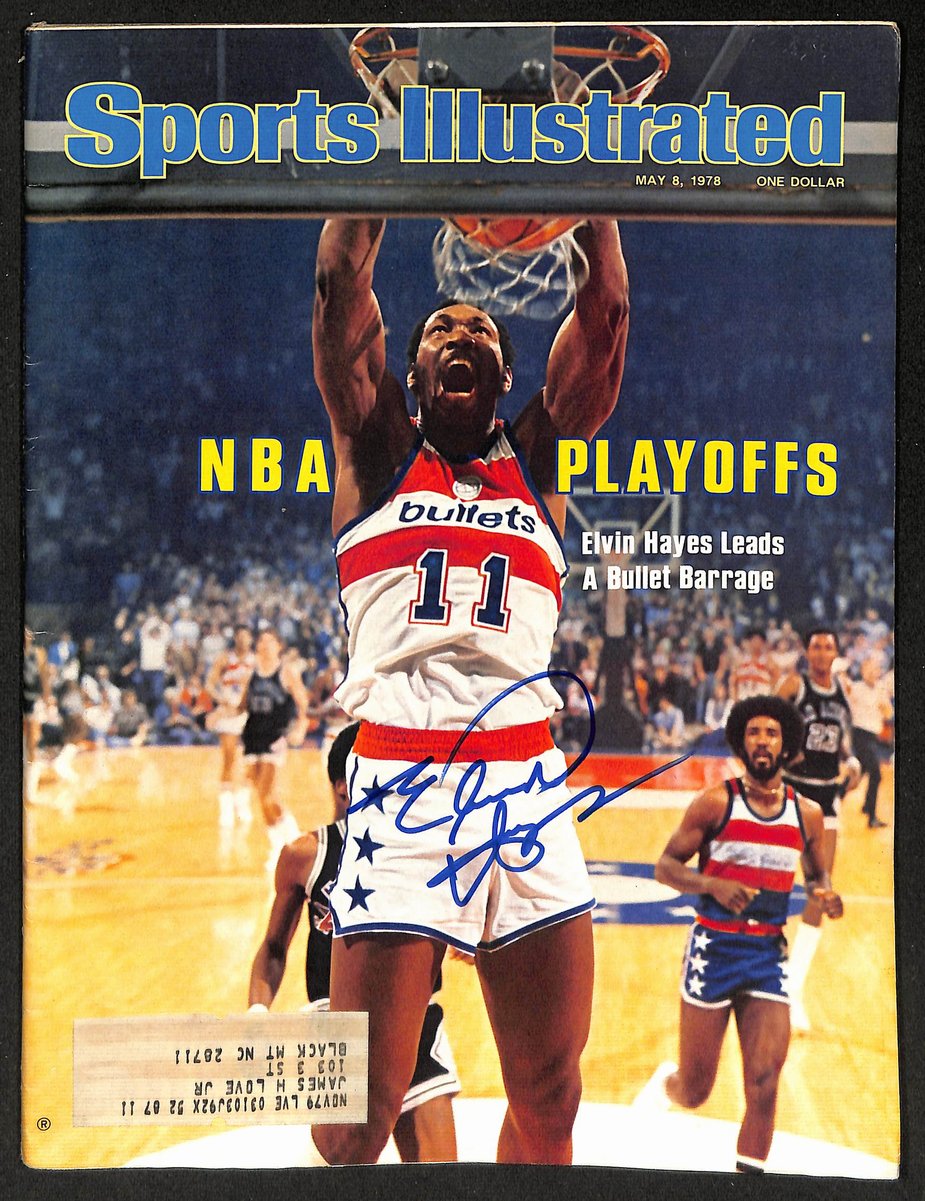 Elvin Hayes HOF Signed/Autographed 5/8/1978 Sports Illustrated Magazine 204074