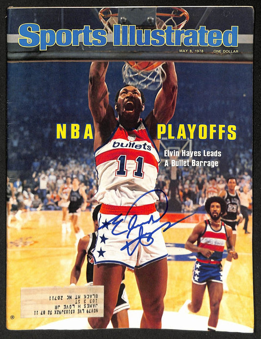 Elvin Hayes HOF Signed/Autographed 5/8/1978 Sports Illustrated Magazine 204074
