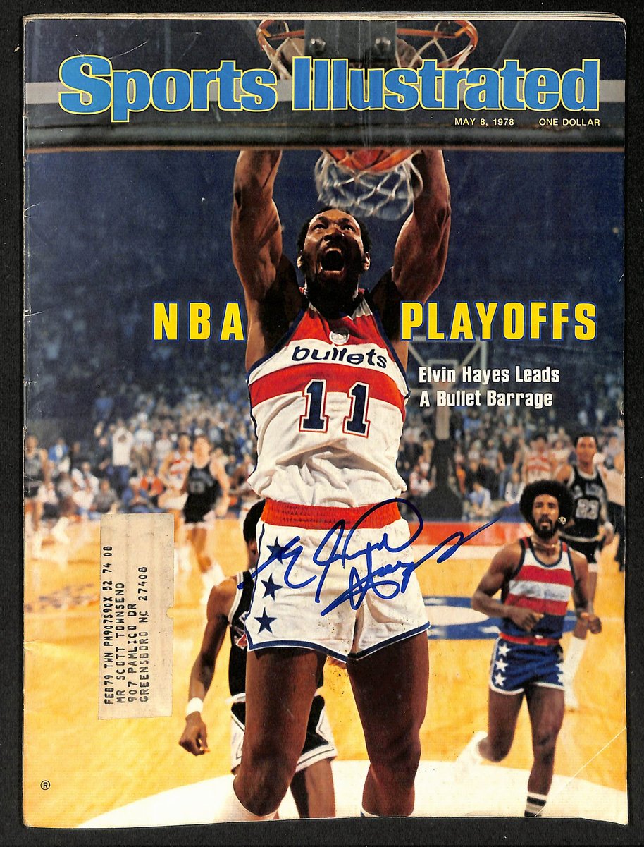 Elvin Hayes HOF Signed/Autographed 5/8/1978 Sports Illustrated Magazine 204075