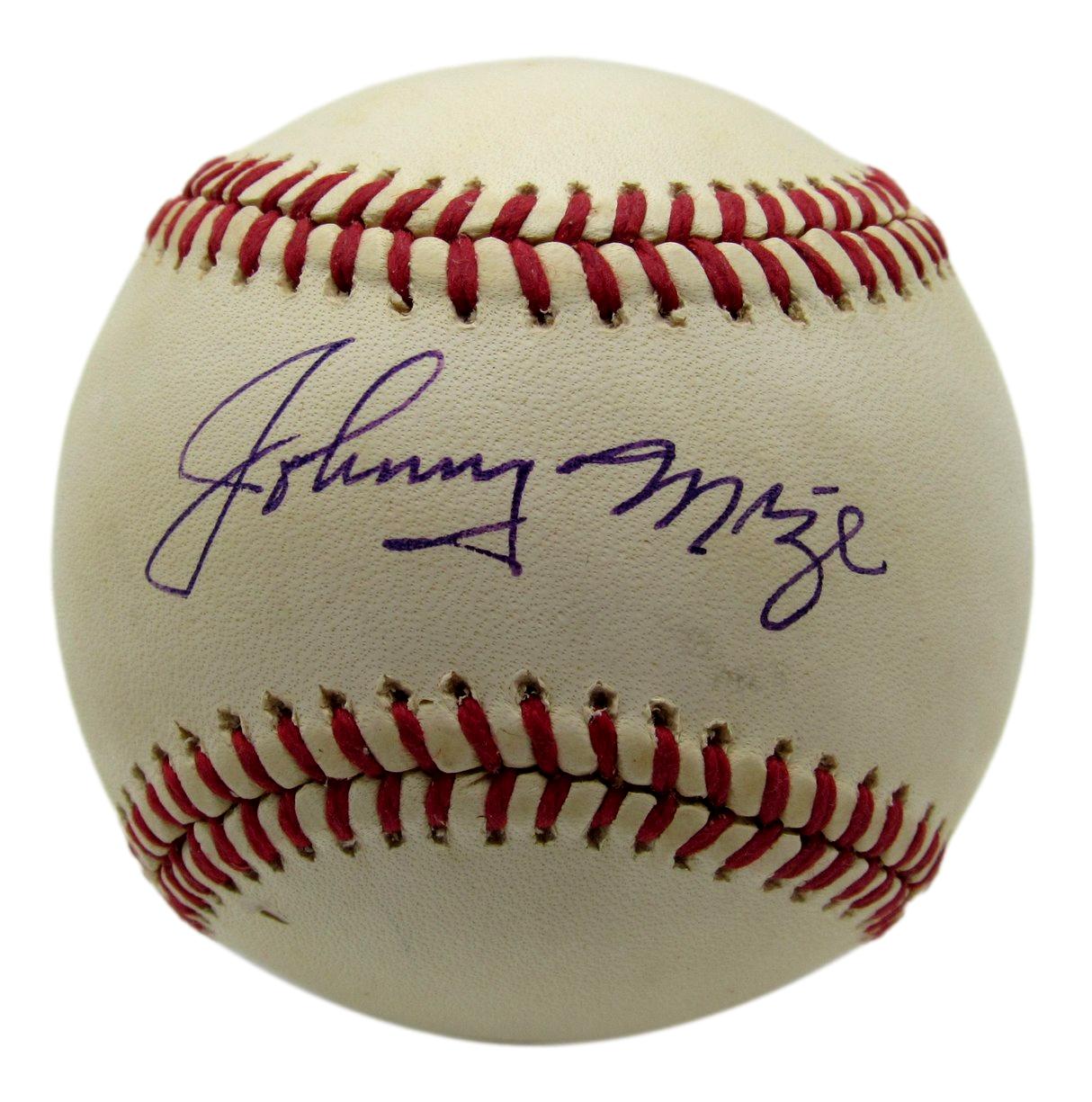 Johnny Mize HOF Signed/Autographed ONL Baseball NY Giants PSA/DNA 203489