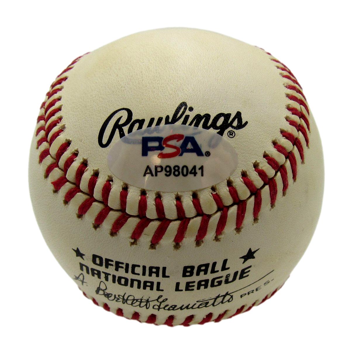 Johnny Mize HOF Signed/Autographed ONL Baseball NY Giants PSA/DNA 203489