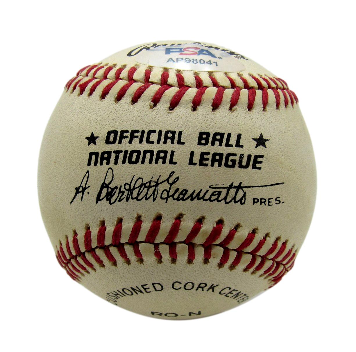 Johnny Mize HOF Signed/Autographed ONL Baseball NY Giants PSA/DNA 203489