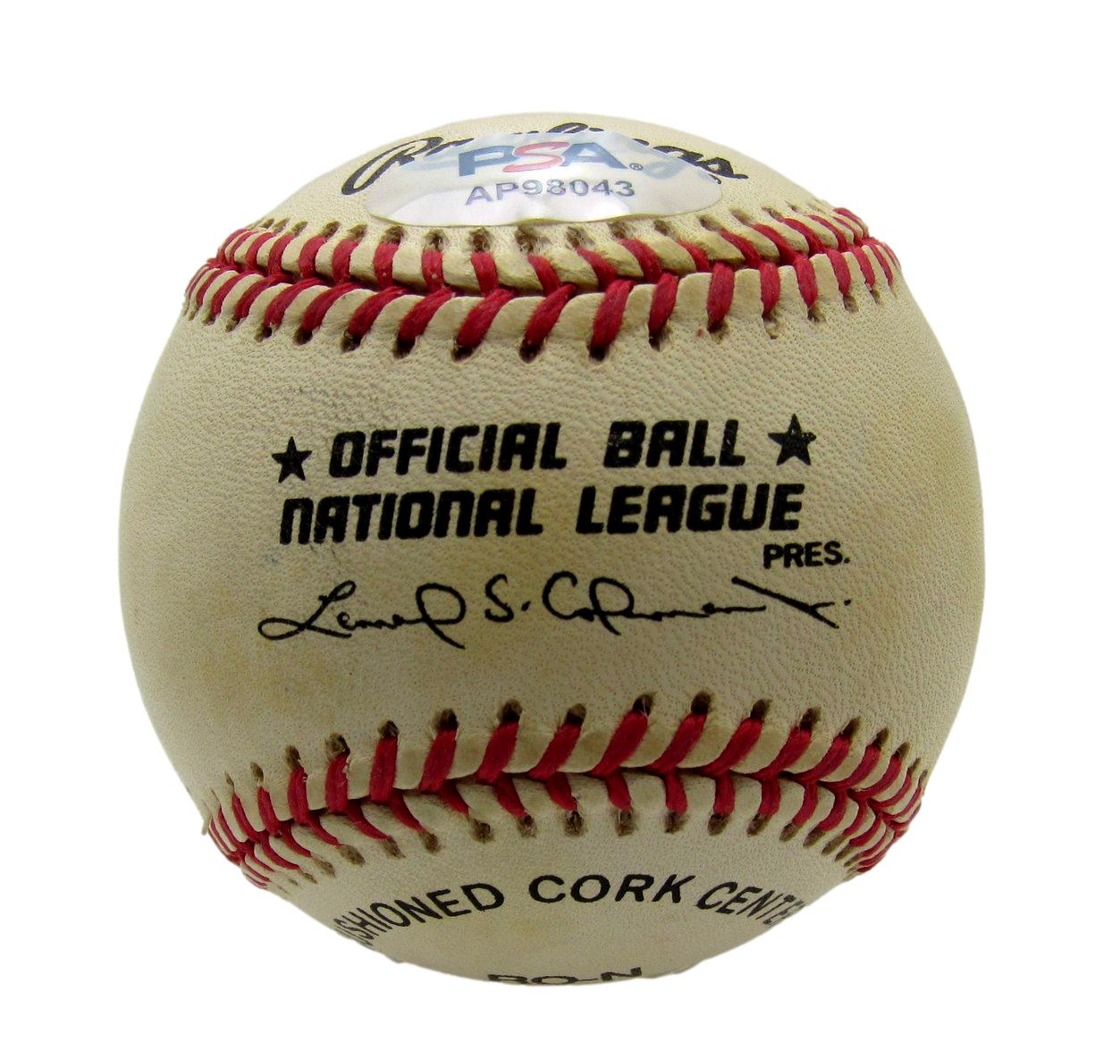 Joe Morgan HOF Signed/Autographed ONL Baseball Reds PSA/DNA 203491