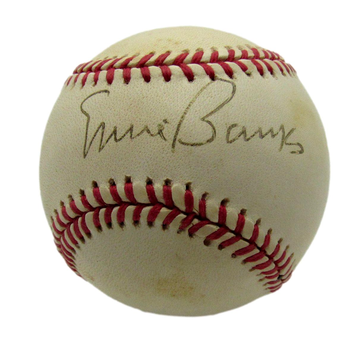 Ernie Banks HOF Signed/Autographed ONL Baseball Chicago Cubs PSA/DNA 203493
