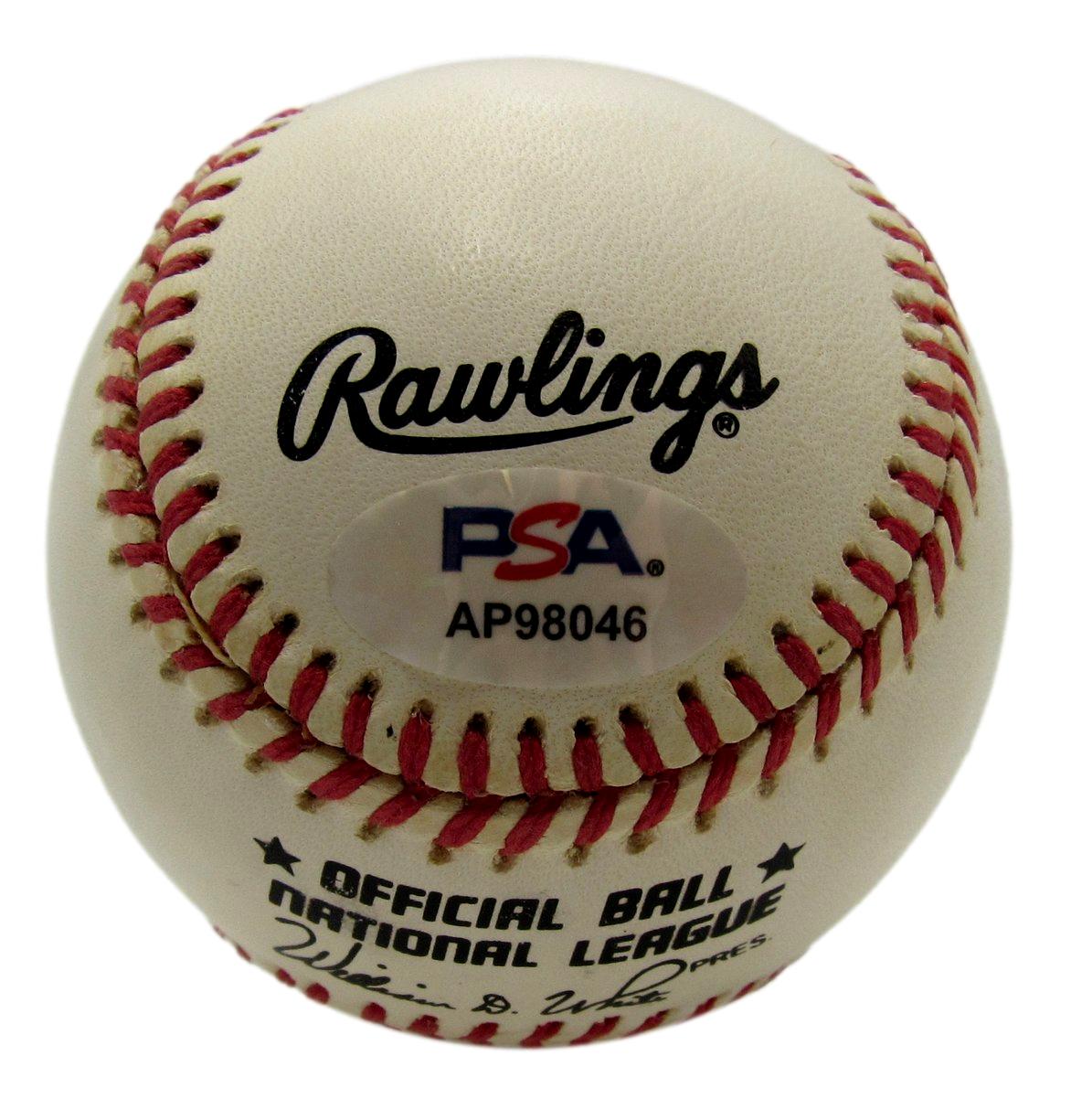 Johnny Bench HOF Signed/Autographed ONL Baseball Reds PSA/DNA 203494