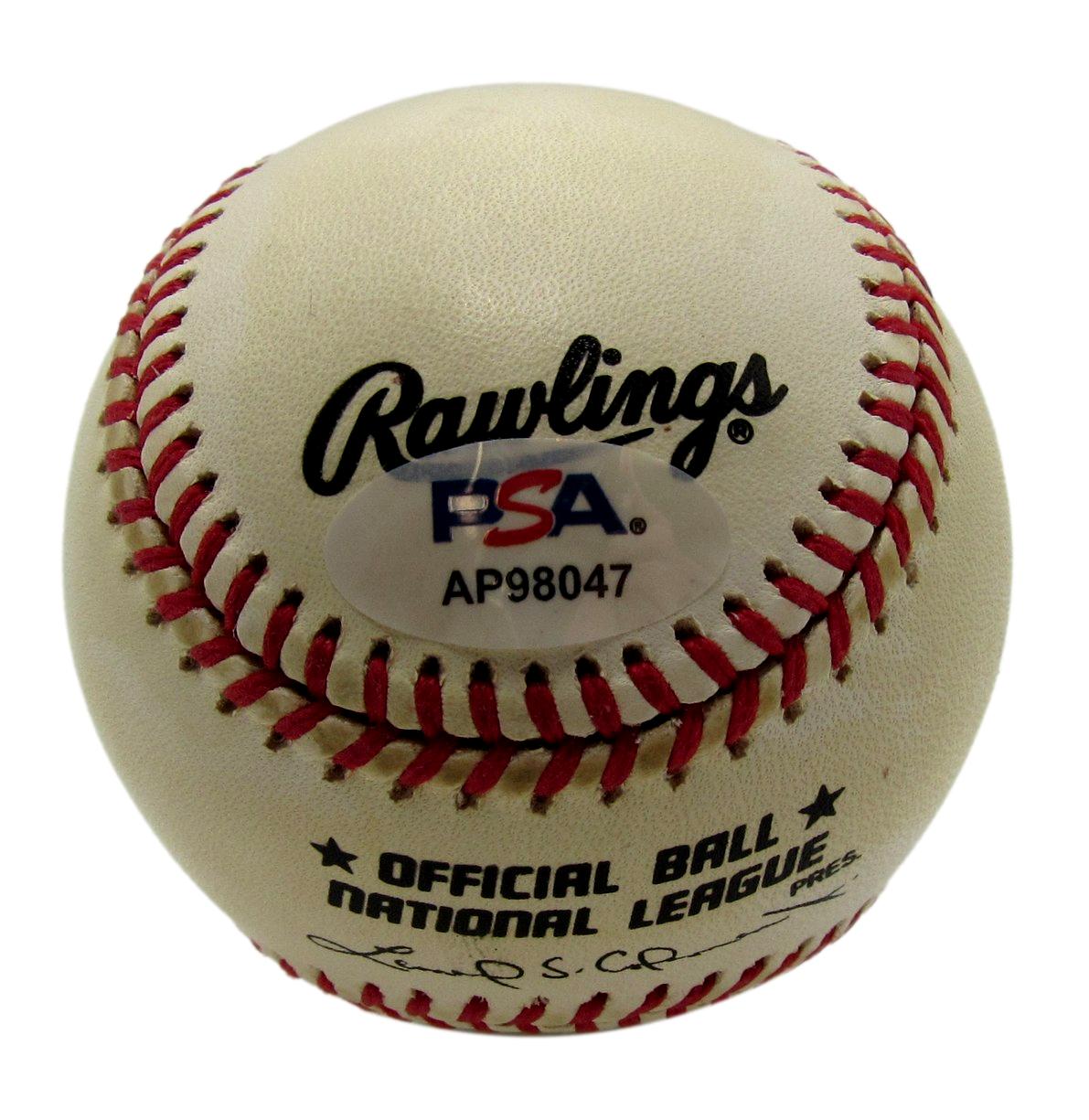 Hank Aaron HOF Signed/Autographed ONL Baseball Braves PSA/DNA 203495