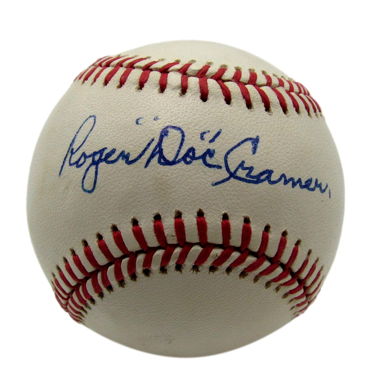 Roger "Doc" Cramer Signed/Auto OAL Baseball Phila Athletics PSA/DNA 203507