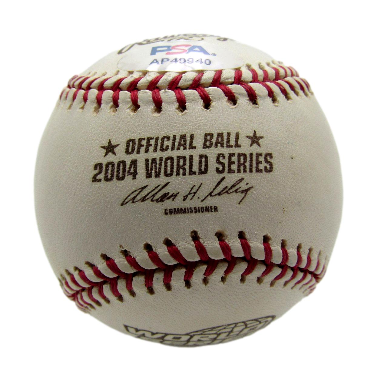 Stephen King Author Signed/Autographed 2004 World Series Baseball PSA/DNA 203509