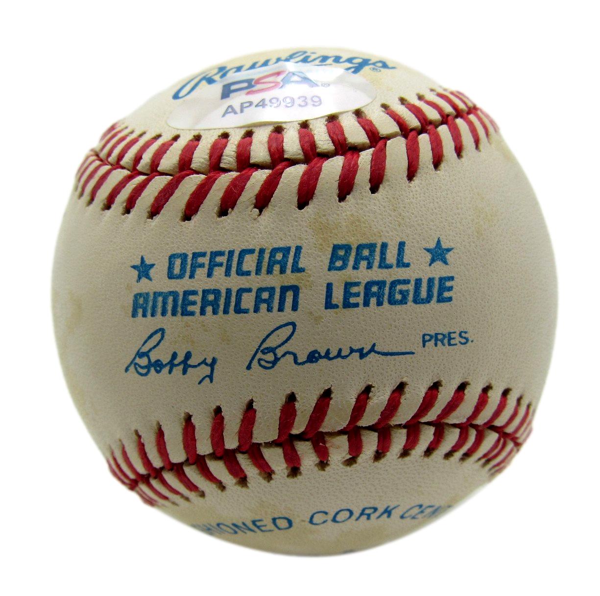 Cecil Travis Signed/Autographed OAL Baseball Washington Senators PSA/DNA 203511