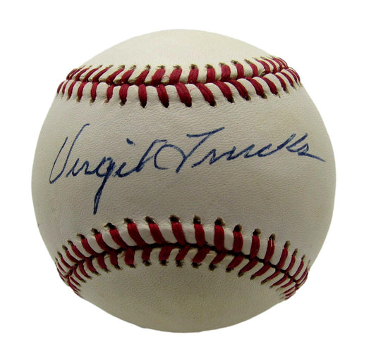 Virgil Trucks Signed/Autographed OAL Baseball Detroit Tigers PSA/DNA 203512