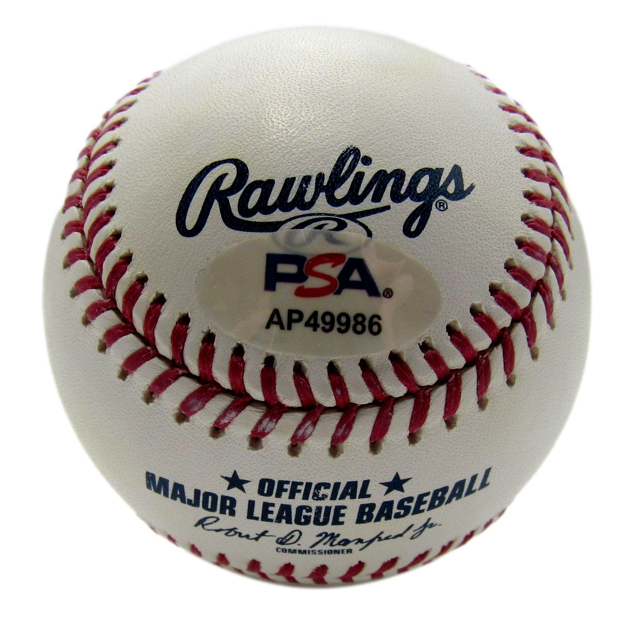 Gunnar Henderson Signed/Autographed OML Baseball Orioles PSA/DNA 203528