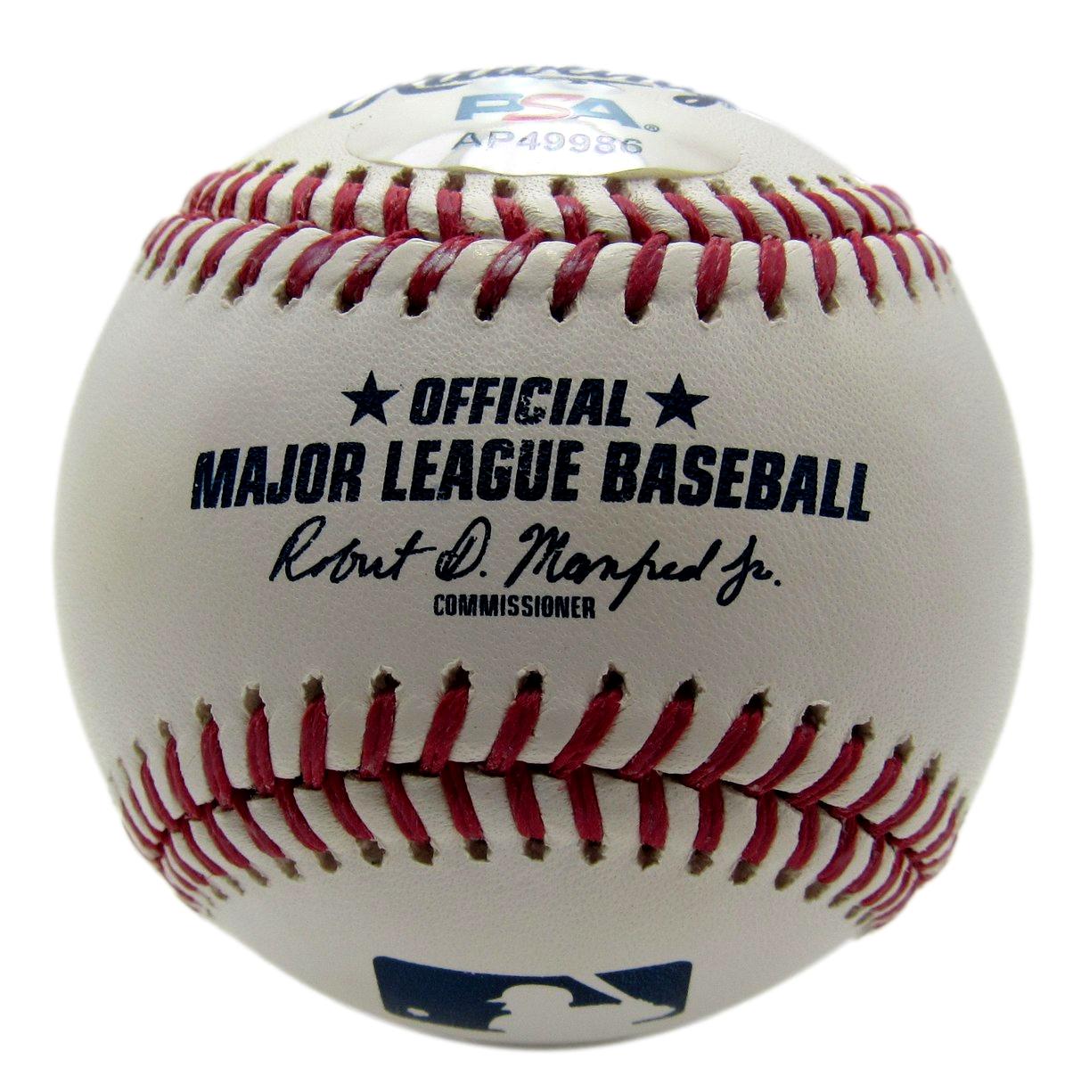 Gunnar Henderson Signed/Autographed OML Baseball Orioles PSA/DNA 203528