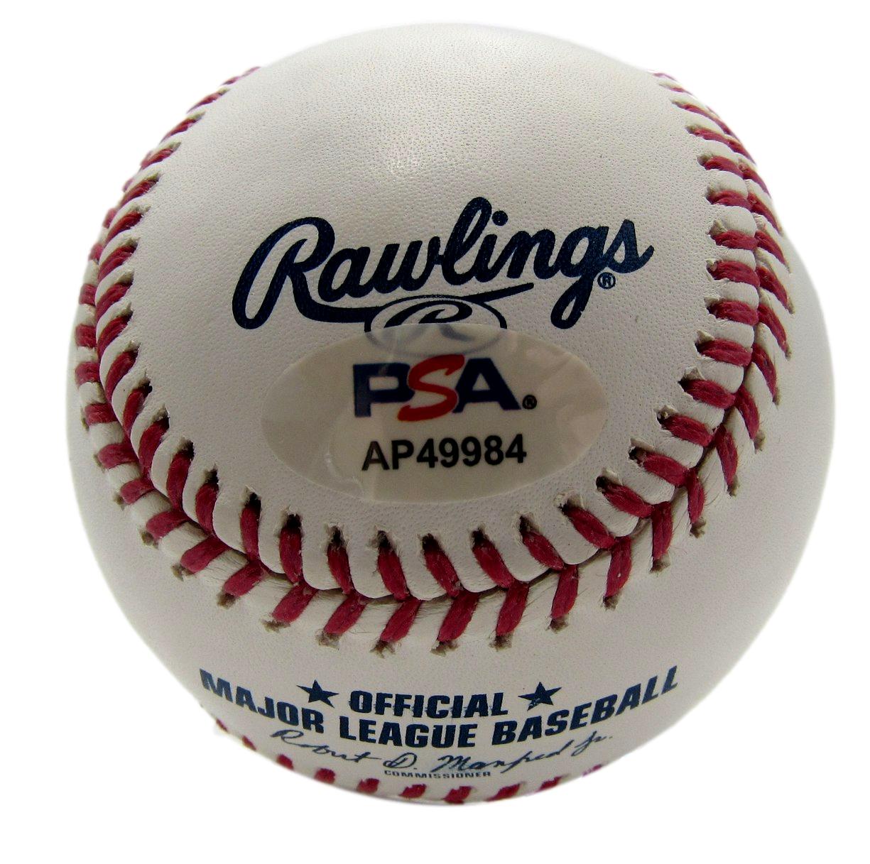 Gunnar Henderson Signed/Autographed OML Baseball Orioles PSA/DNA 203530
