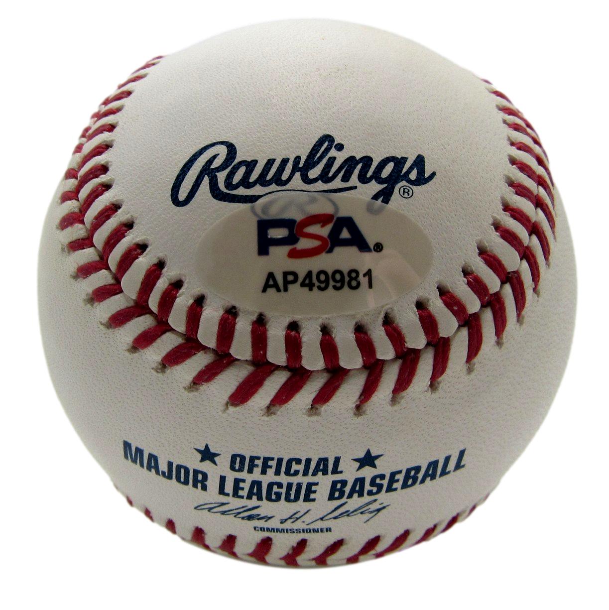 Clayton Kershaw Signed/Auto OML Baseball Los Angeles Dodgers PSA/DNA 203533