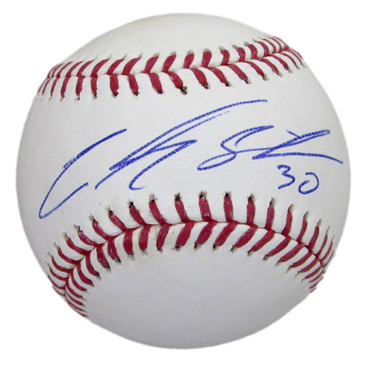 Carlos Santana Signed/Autographed OML Baseball Minnesota Twins PSA/DNA 203536