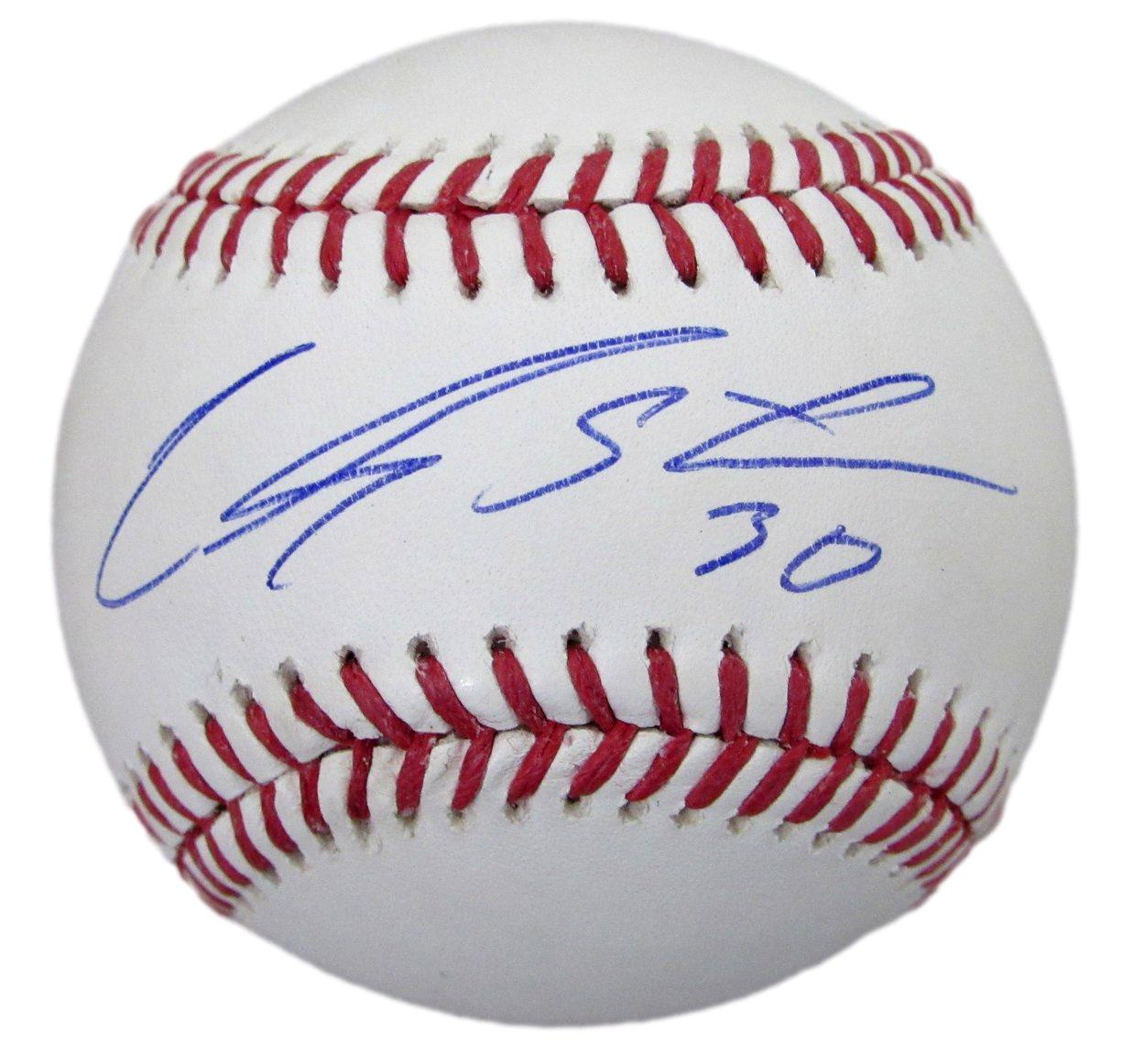 Carlos Santana Signed/Autographed OML Baseball Minnesota Twins PSA/DNA 203545
