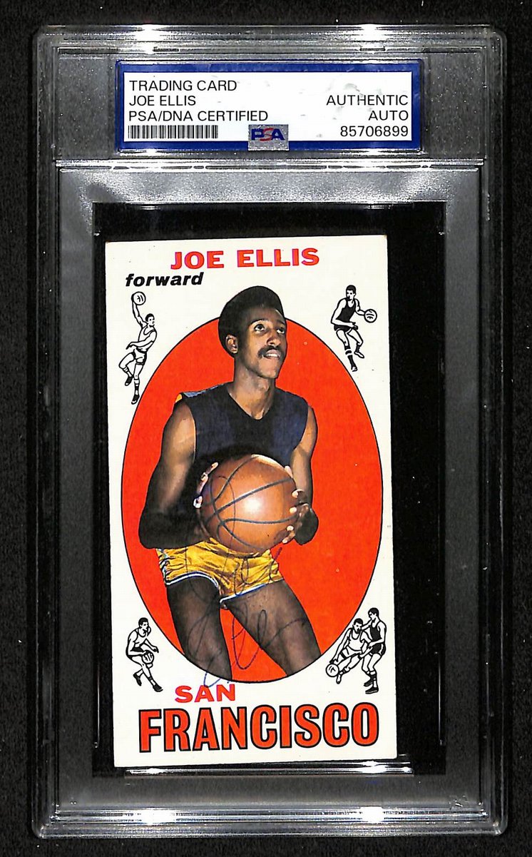 1969 Topps Joe Ellis San Francisco Warriors PSA/DNA Signed/Auto Card BA204137