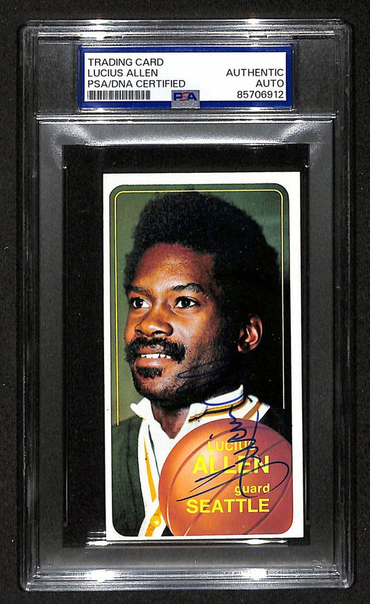 Lucius Allen Signed/Autographed 1970 Topps Card #31 Seattle PSA/DNA BA204131
