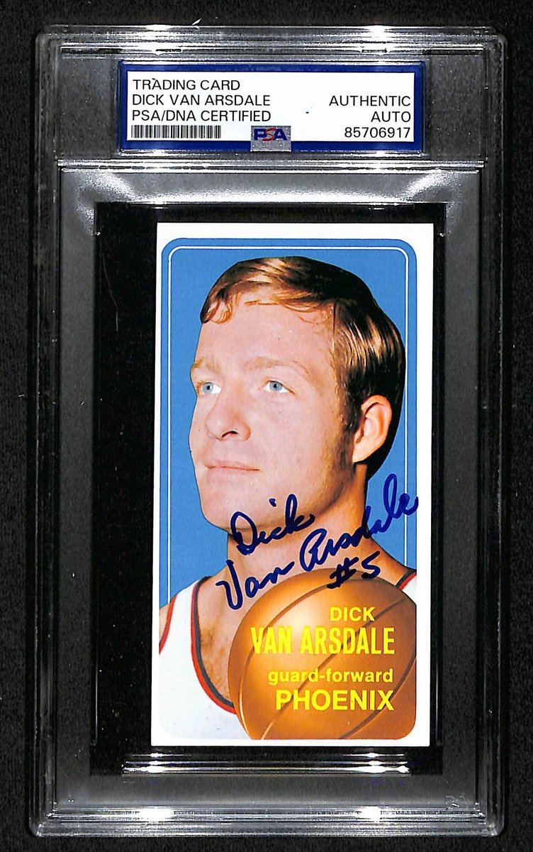 Dick Van Arsdale Signed/Autographed 1970 Topps Card #45 Phoenix PSA/DNA BA204118