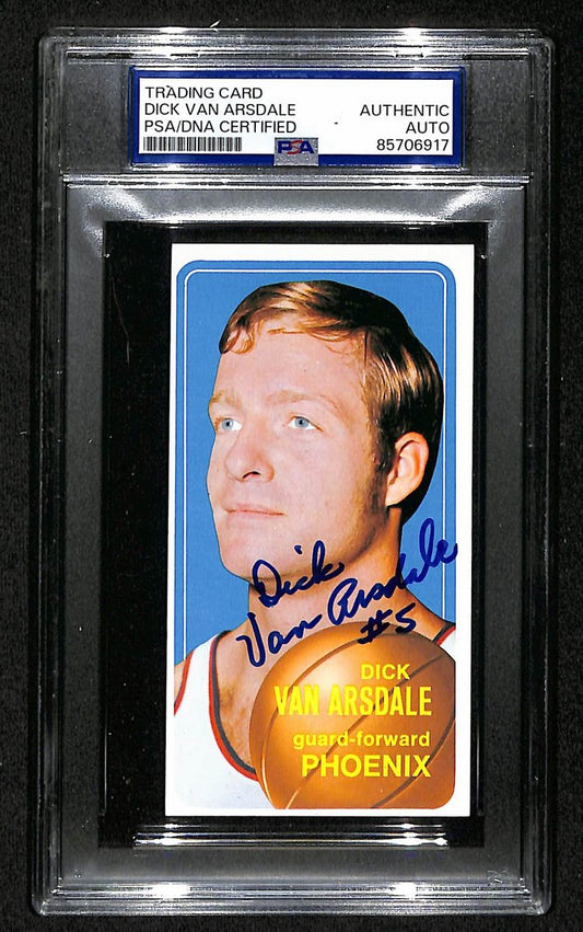 Dick Van Arsdale Signed/Autographed 1970 Topps Card #45 Phoenix PSA/DNA BA204118