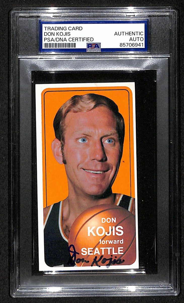 1970 Topps Don Kojis Seattle SuperSonics PSA/DNA Signed/Auto Card BA204108