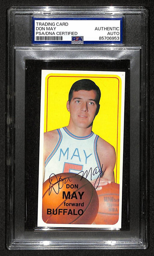1970 Topps Don May Buffalo Braves PSA/DNA Signed/Auto Card BA204130