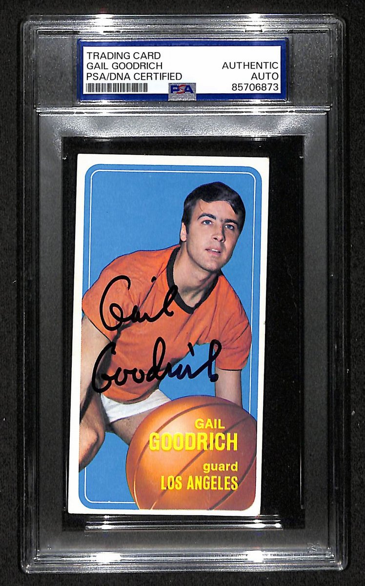 1970 Topps Gail Goodrich Los Angeles Lakers PSA/DNA Signed/Auto Card BA204142