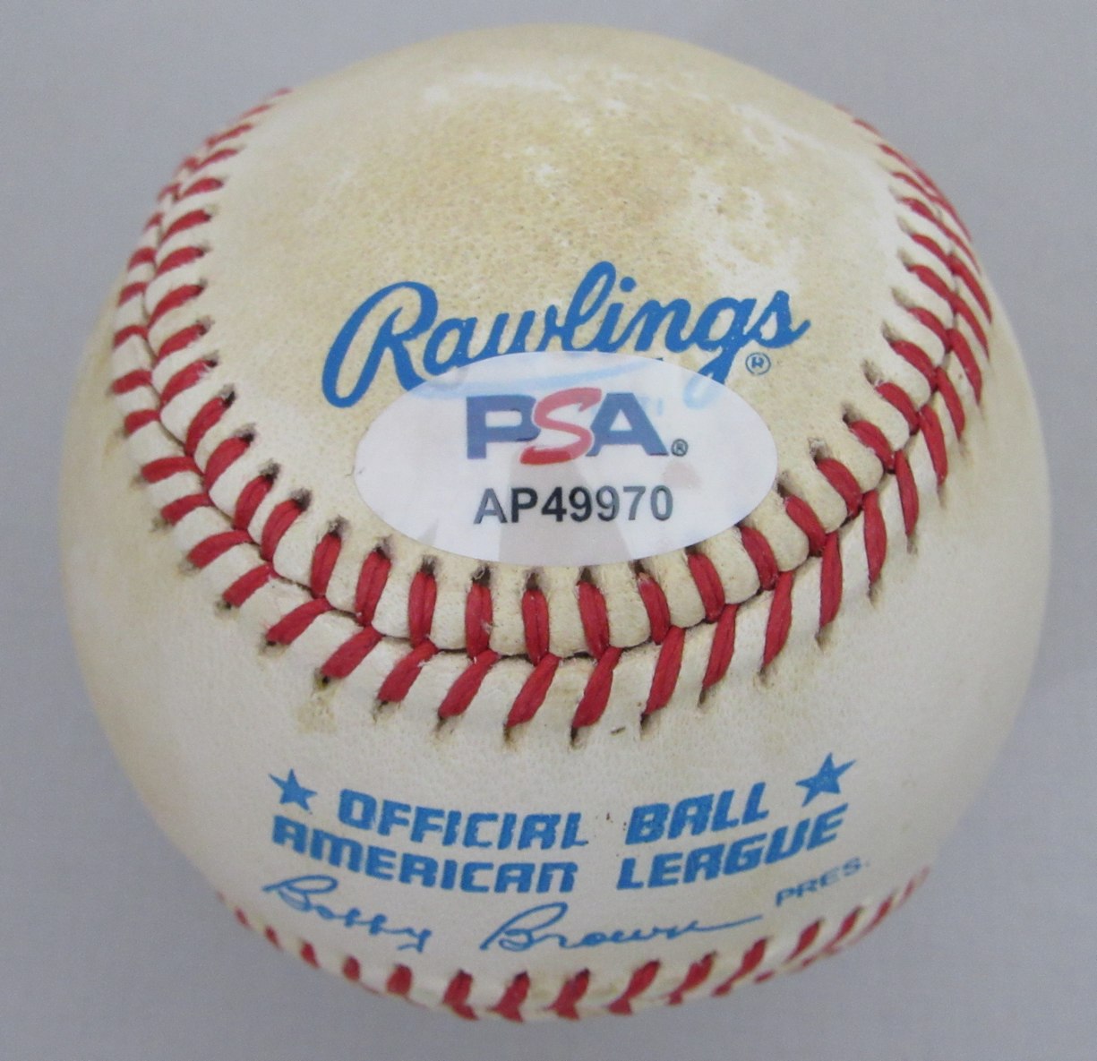 Don Larsen Signed/Inscribed OAL Baseball New York Yankees PSA/DNA 203575