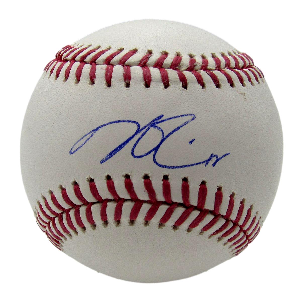 Dustin Pedroia Signed/Autographed OML Baseball Boston Red Sox PSA/DNA 203579