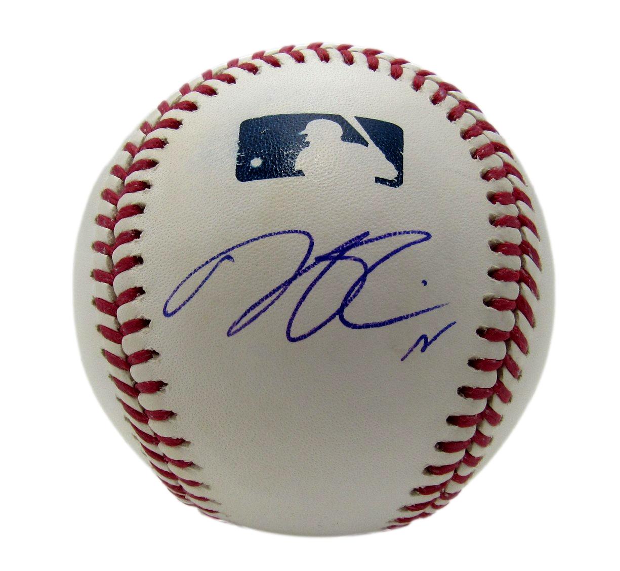 Dustin Pedroia Signed/Autographed OML Baseball Boston Red Sox PSA/DNA 203580