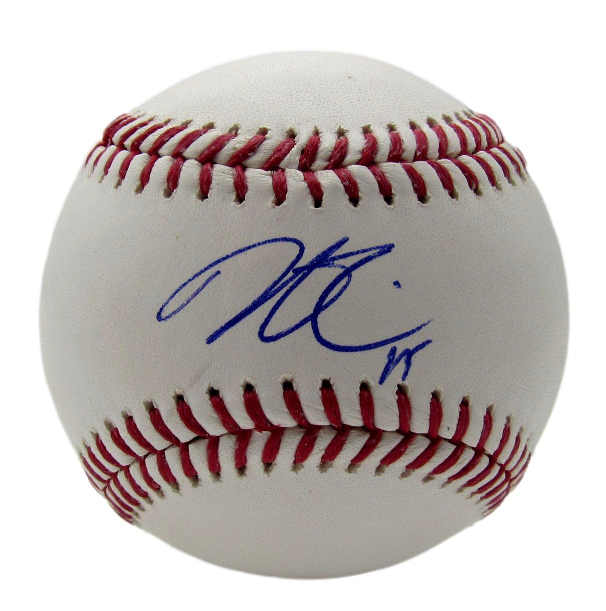 Dustin Pedroia Signed/Autographed OML Baseball Boston Red Sox PSA/DNA 203586