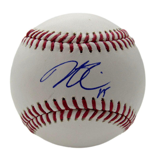 Dustin Pedroia Signed/Autographed OML Baseball Boston Red Sox PSA/DNA 203586