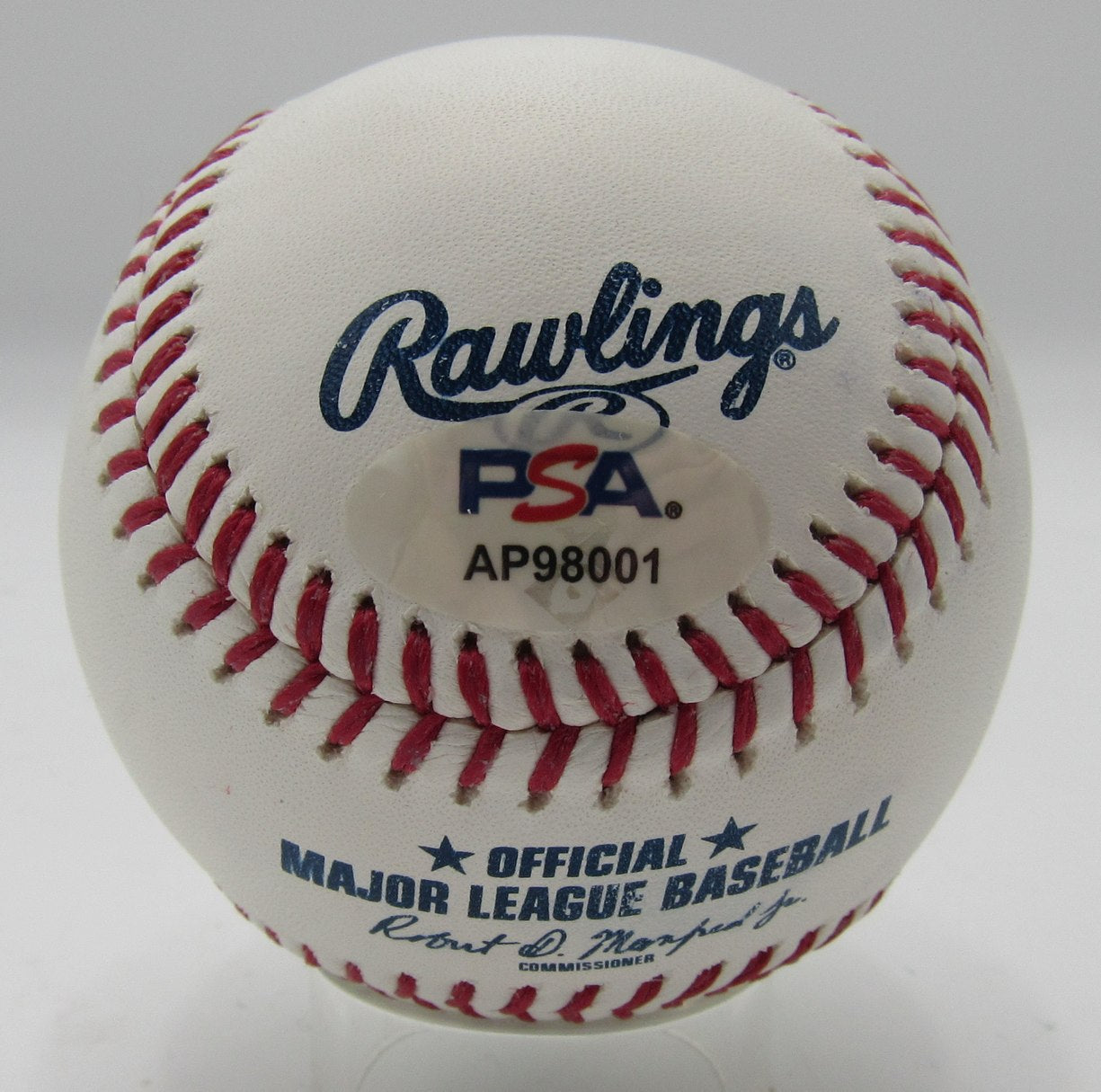 Dustin Pedroia Signed/Autographed OML Baseball Boston Red Sox PSA/DNA 203586