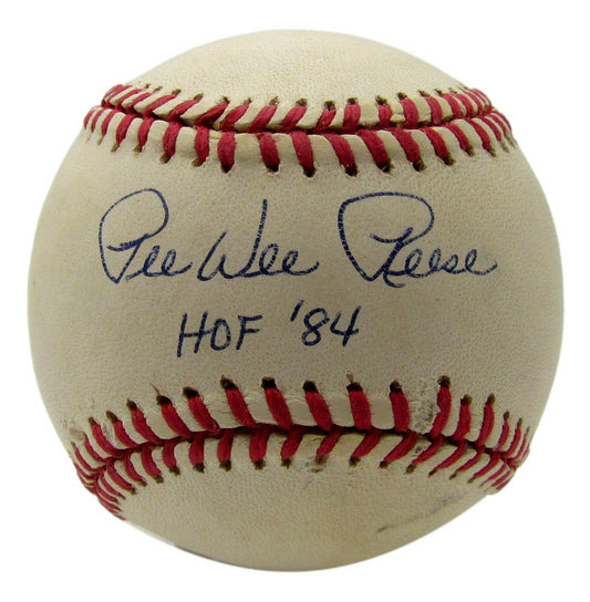 Pee Wee Reese HOF Signed/Auto ONL Baseball Brooklyn Dodgers PSA/DNA 203638