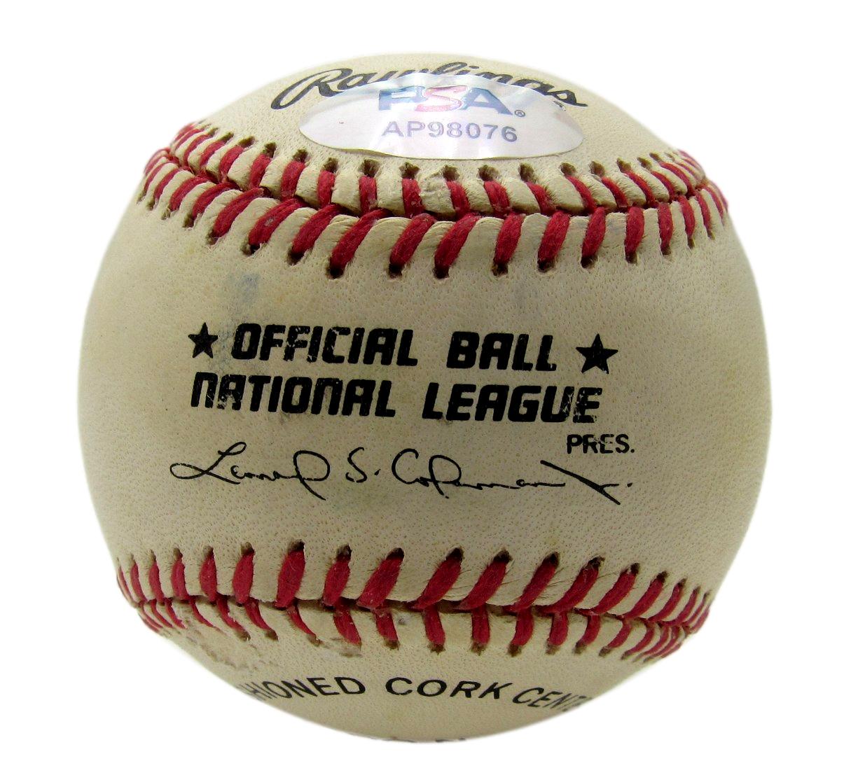 Pee Wee Reese HOF Signed/Auto ONL Baseball Brooklyn Dodgers PSA/DNA 203638