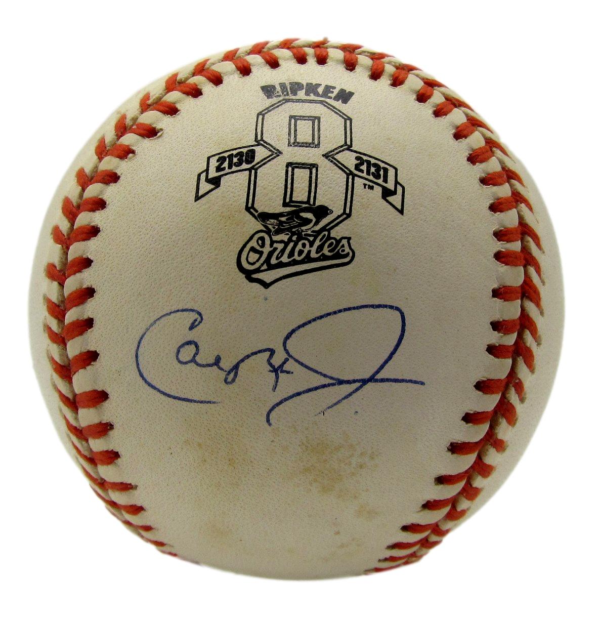 Cal Ripken JR. HOF Signed/Auto OAL Commem. Baseball Orioles PSA/DNA 203641