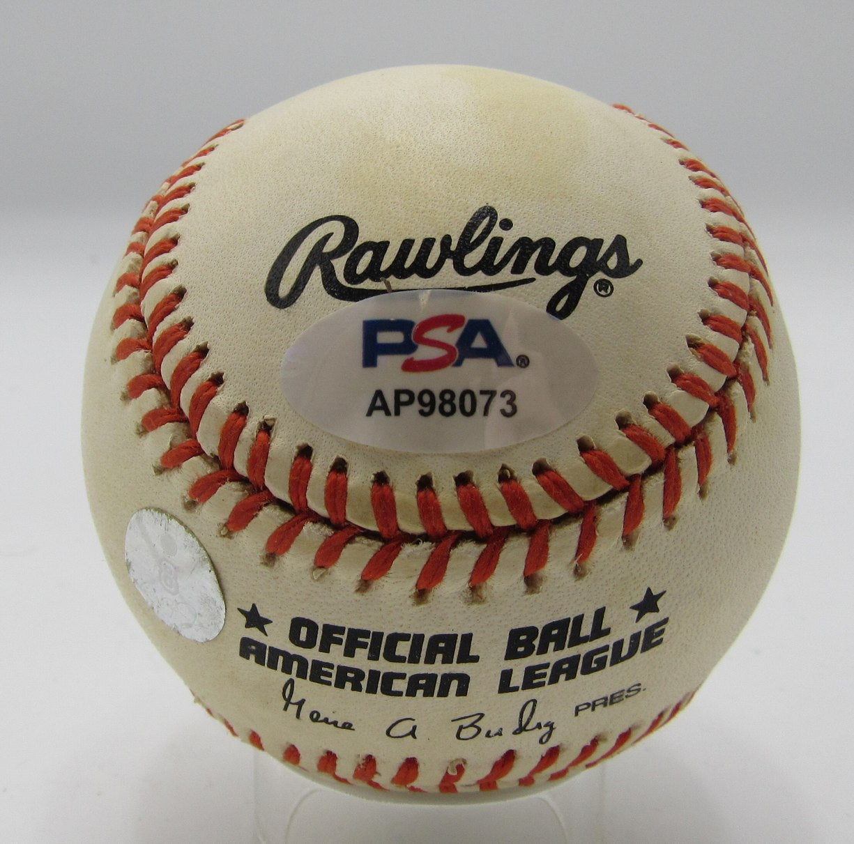 Cal Ripken JR. HOF Signed/Auto OAL Commem. Baseball Orioles PSA/DNA 203641