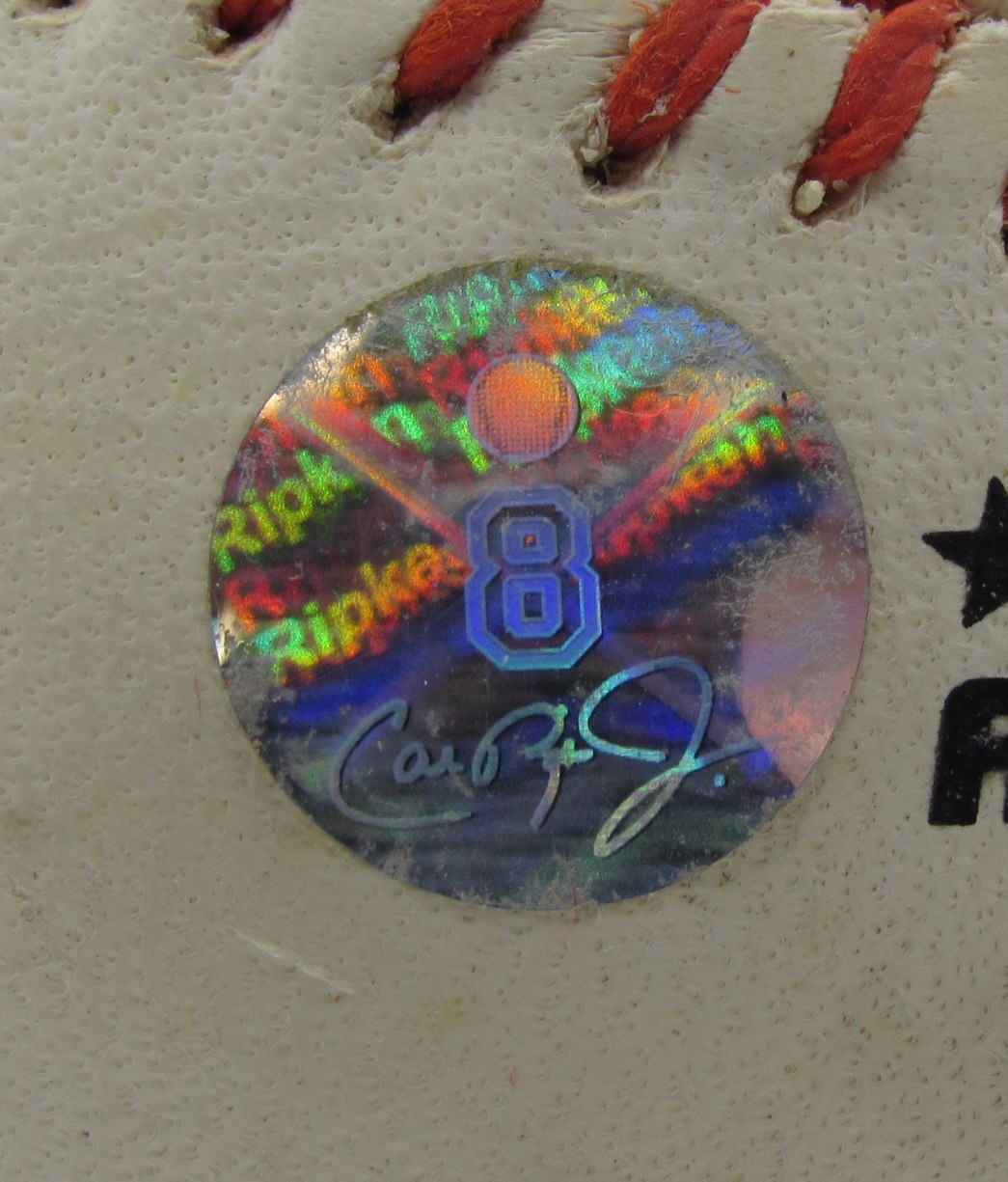Cal Ripken JR. HOF Signed/Auto OAL Commem. Baseball Orioles PSA/DNA 203641