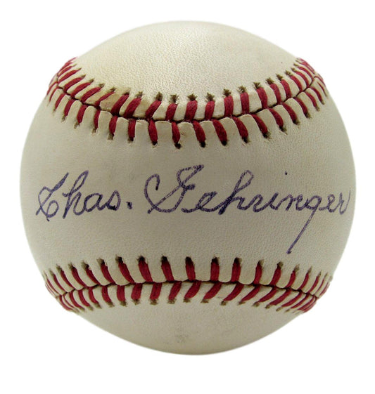Charles Gehringer HOF Signed/Auto OAL Baseball Detroit Tigers PSA/DNA 203644