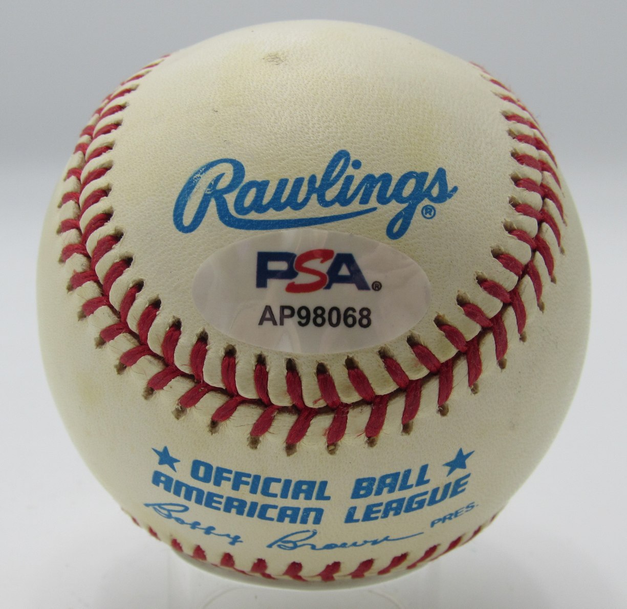 Jim Catfish Hunter HOF Signed/Auto OAL Baseball Oakland A's PSA/DNA 203645