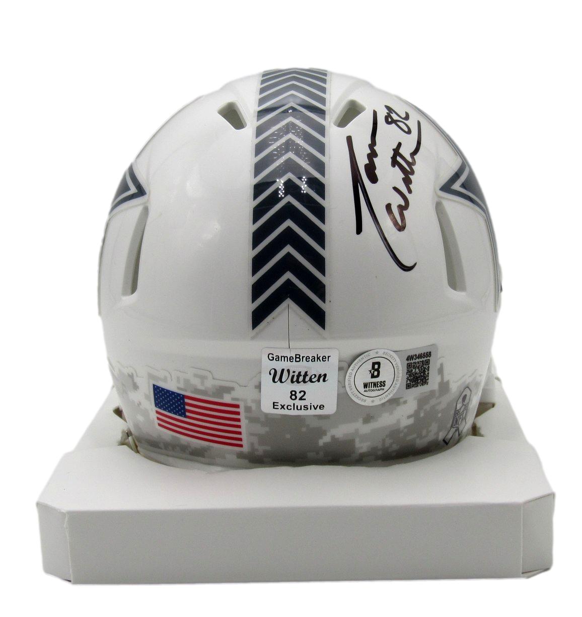 Jason Witten Signed/Autographed Dallas Cowboys STS Mini Helmet Beckett 203902