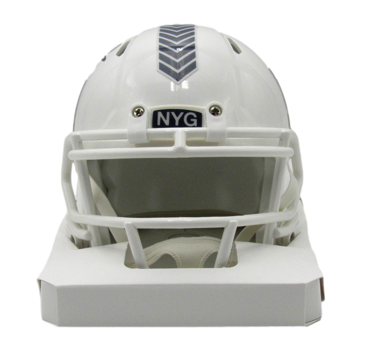 Brian Burns Signed/Autographed New York Giants STS Mini Helmet Beckett 203904