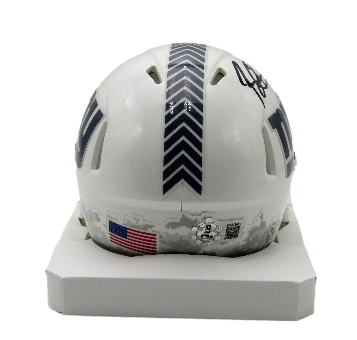 Brian Burns Signed/Autographed New York Giants STS Mini Helmet Beckett 203904